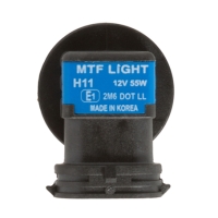 Галогенные автолампы MTF Light серия ARGENTUM +80% H11, 12V, 55W, комп.