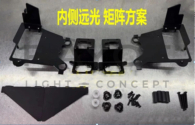 Переходные рамки для AUDI A6 C8 (2018-2023) LED, Секция ближнего света???, Constructor