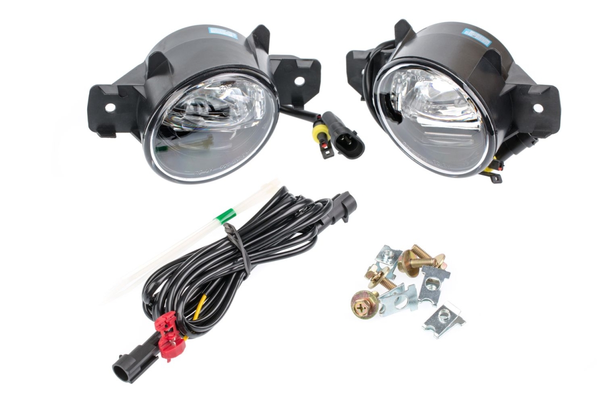 Светодиодная ПТФ Optima Fog Light 034 Infiniti/Nissan, 90мм, 7W/0.4W, 5500K, 12&ndash;24V ( DRL)