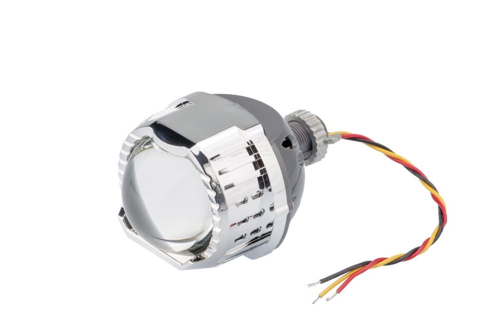 Светодиодная линза дальнего света Optima LED Lens High Beam Devil Eye WHITE 3.0"