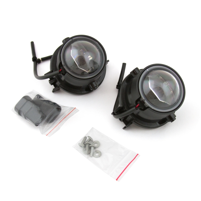 Фары противотуманные светодиодные автомобильные MTF Light HYUNDAI/KIA, линза, 12В, 5000К, 7Вт, ЕСЕ R19, E4 компл.