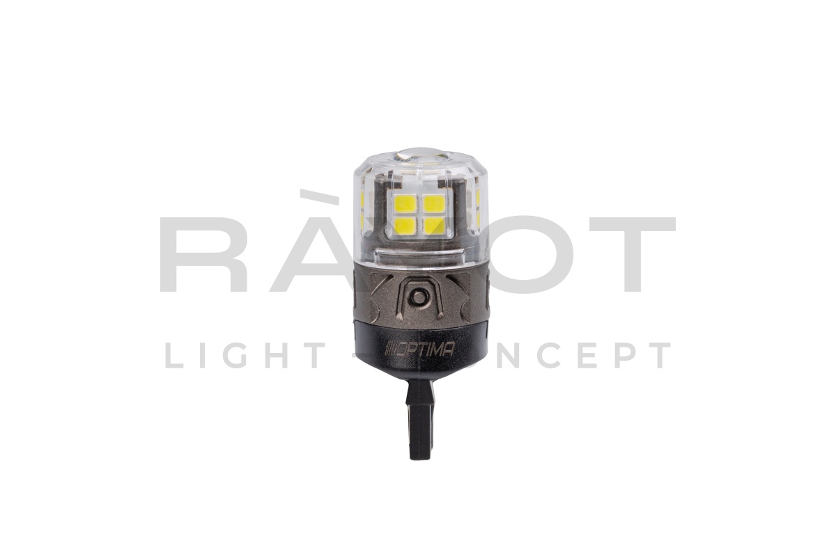 Светодиодные лампы Optima LED ОНИКС 7440, WHITE, 5500K, 650Lm, 12V, (W21W), комплект 2 шт.