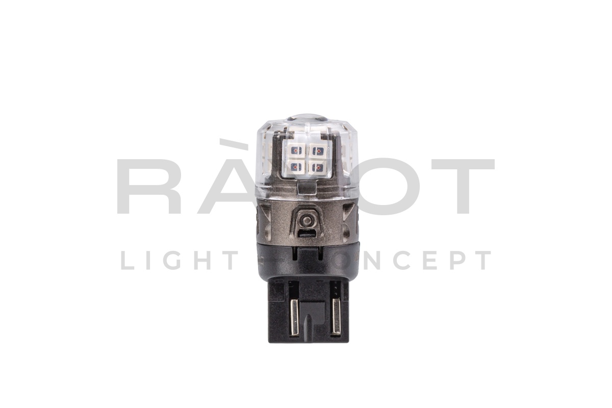Светодиодные лампы Optima LED ОНИКС 7443, RED, 1800K, 200Lm, 12V, (W21/5W), комплект 2 шт.