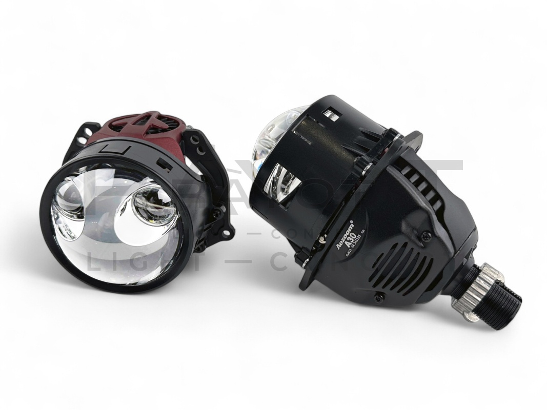 Светодиодные би-модули AOZOOM A30, 3.0", 12V, 5500K, 54/79w (комплект)