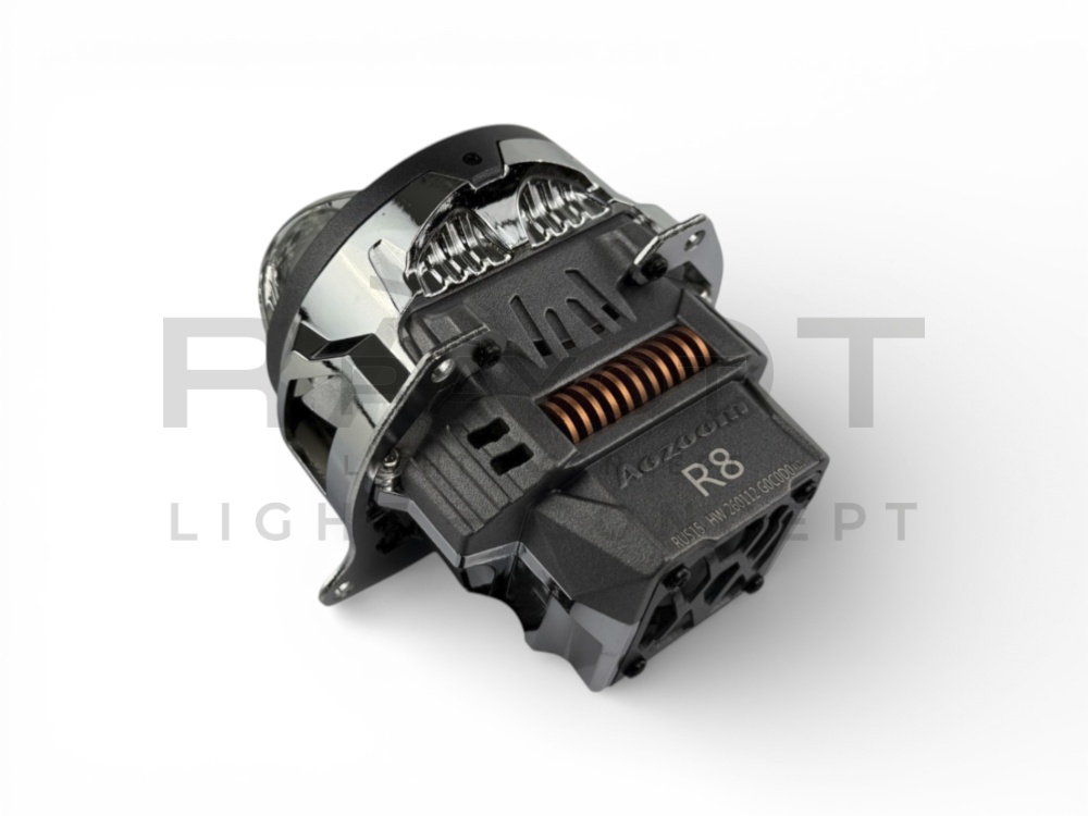 Светодиодные би-модули AOZOOM R8, 3.0", 12V, 5500K, 62/95w (комплект)