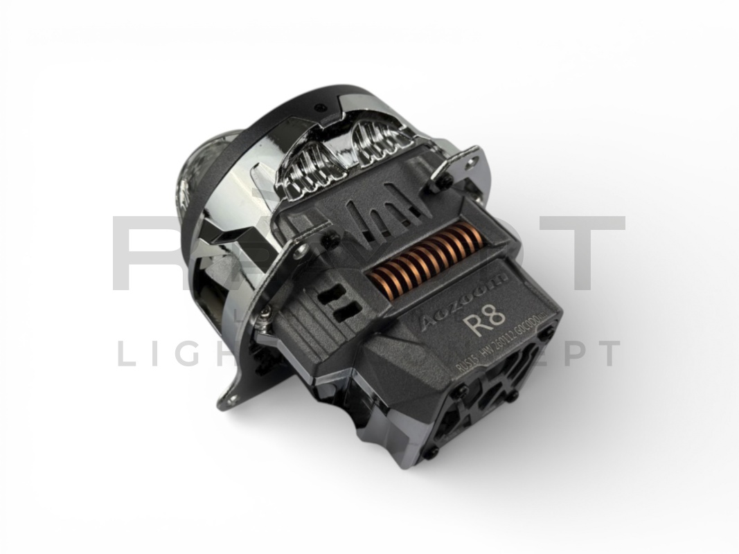 Светодиодные би-модули AOZOOM R8, 3.0", 12V, 5500K, 62/95w (комплект)