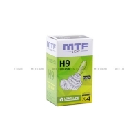 Галогенная лампа MTF Light автомобильная  LONG LIFE x4 H9