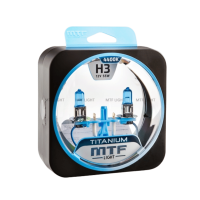Галогенные лампы MTF Light TITANIUM — 12В, 55Вт, белый свет, комплект H3