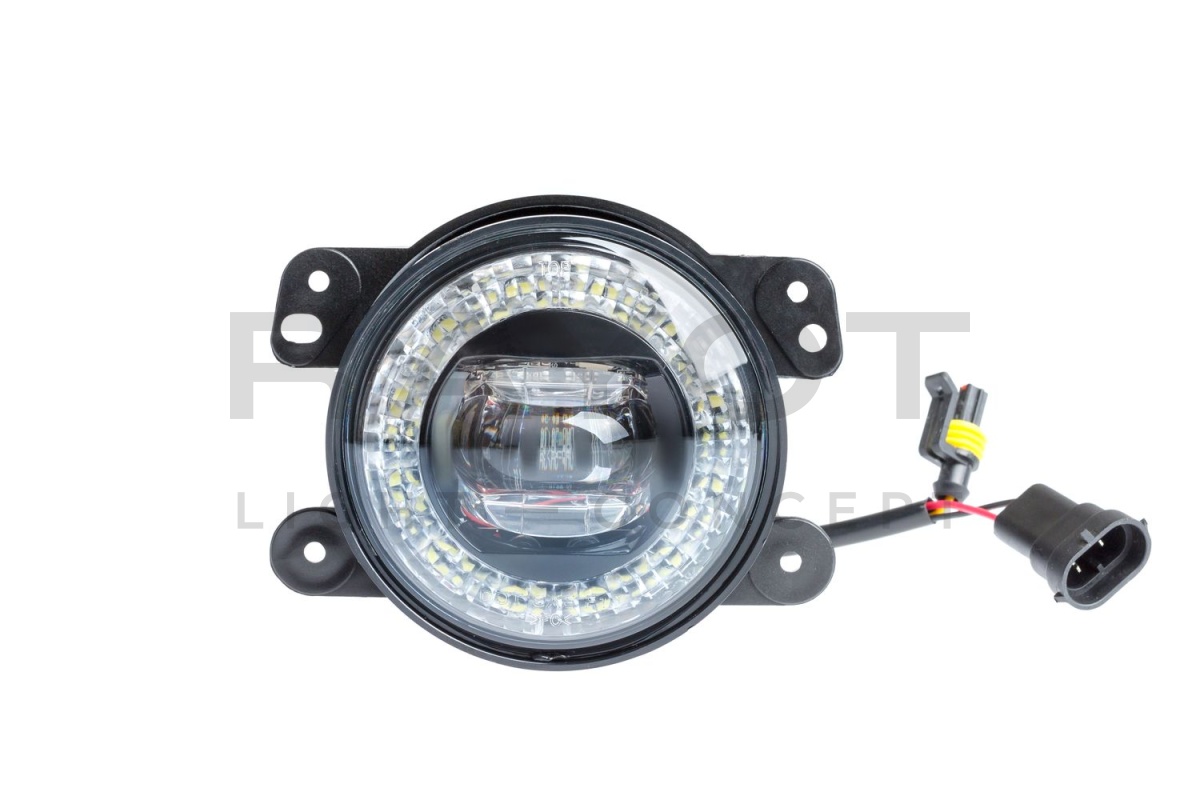 Светодиодная противотуманная фара OPTIMA LED FOG LIGHT 674 Jeep/Dodge 100мм, 6W, 5500K, 12-24V, комп