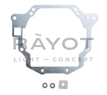 440. Переходные рамки Lexus NX200/NX300 2014-2017 LED под линзы с креплением Hella 3R/5R