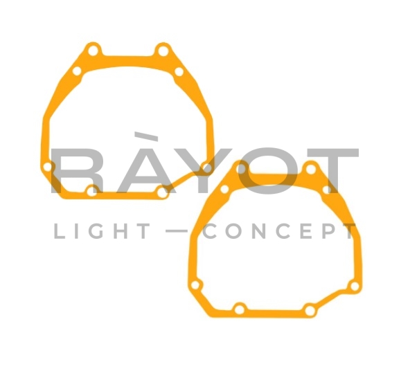 Переходные рамки для Ford Mondeo 4 (2010-2015) с AFS на Hella 3R/5R (комплект, 2шт)