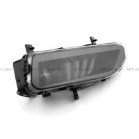 Фары противотуманные светодиодные автомобильные MTF Light NISSAN NEW, линза, 12В, 5000К, 8Вт, ЕСЕ R19, E4 компл.(black)