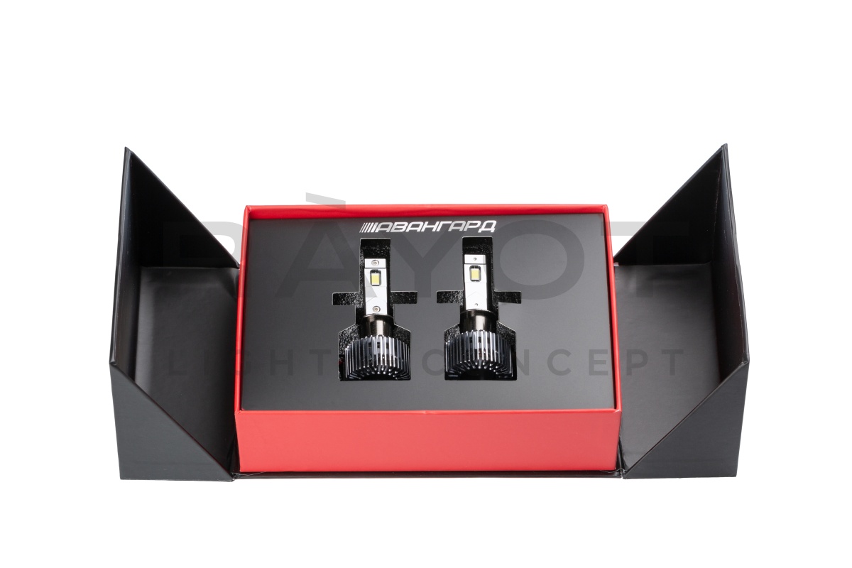 Светодиодные лампы Optima LED АВАНГАРД H1, 70W, 12-24V, 5500K, 6800lm, комплект 2 шт.