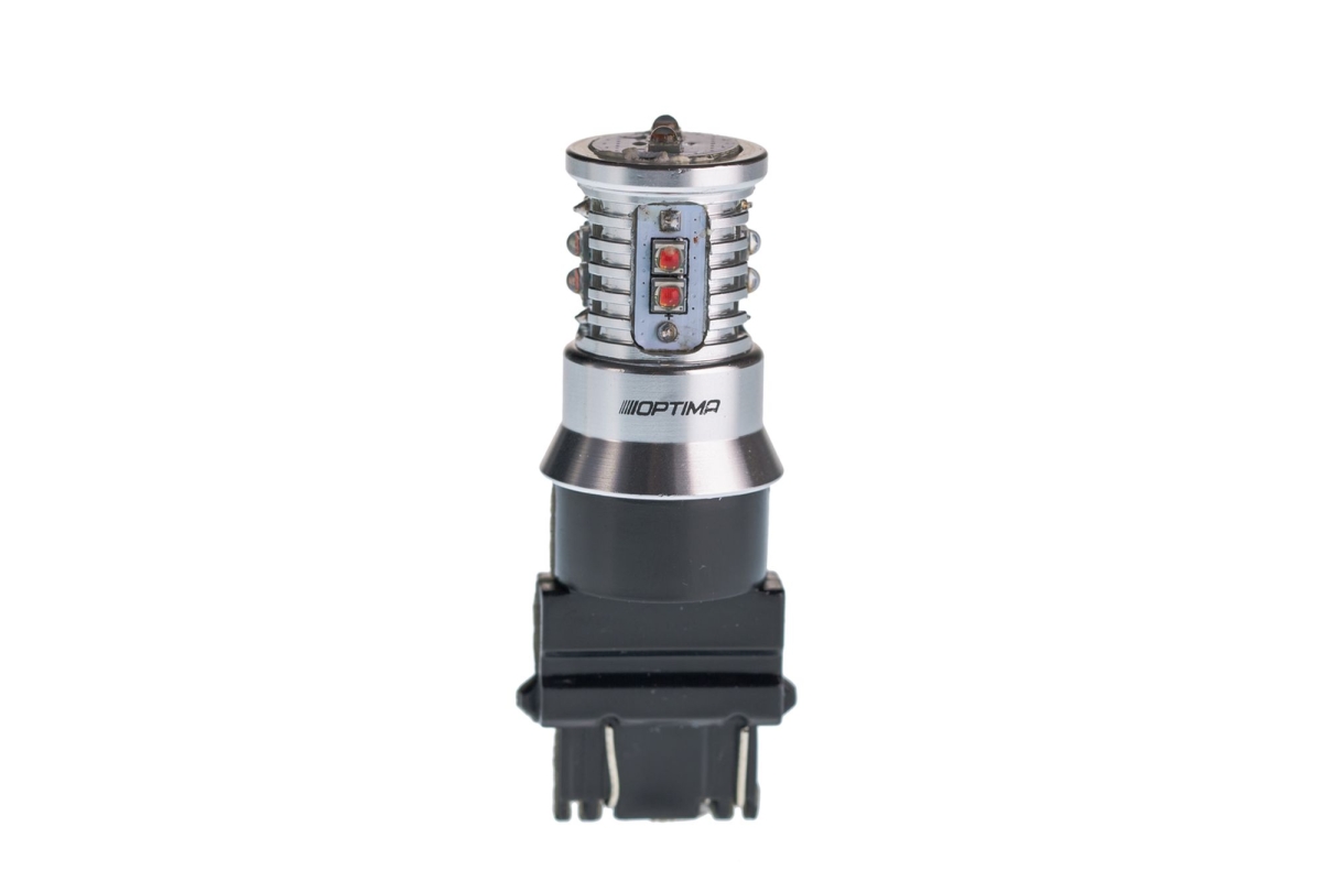 Светодиодная лампа Optima Premium P27/7W (3157) с поворотником 5100K/2800K, 730Lm, 7.7W (Белый + Жёлтый свет)