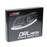 Гибкие ДХО NEON RUNNING 60см&times;2, 200Lm, 5100K/2800K, (Белый+Жёлтый, компл. 2 шт, с поворотником)