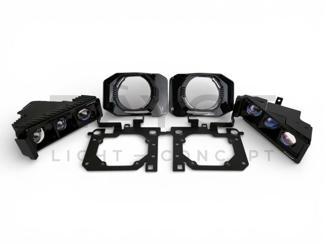 Установочный комплект Aozoom для Lixiang L8/L9 (рамки, обманки, модули в секцию дальнегоо света)