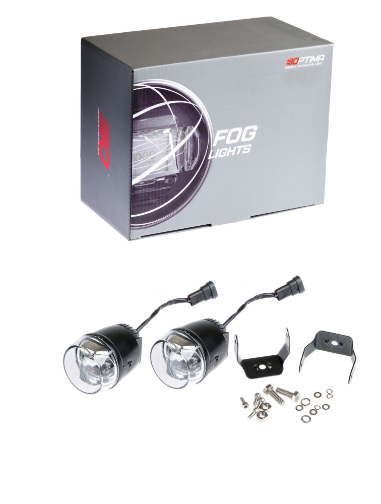 Светодиодная ПТФ Optima Fog Light 1275, 90мм, 9W, 5500K, 12&ndash;24V