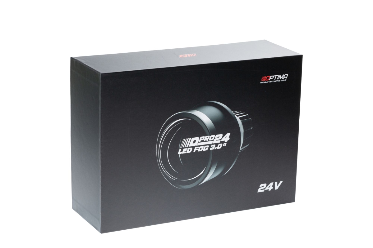 Светодиодная линза противотуманного света Optima LED FOG Lens D-PRO 3.0"