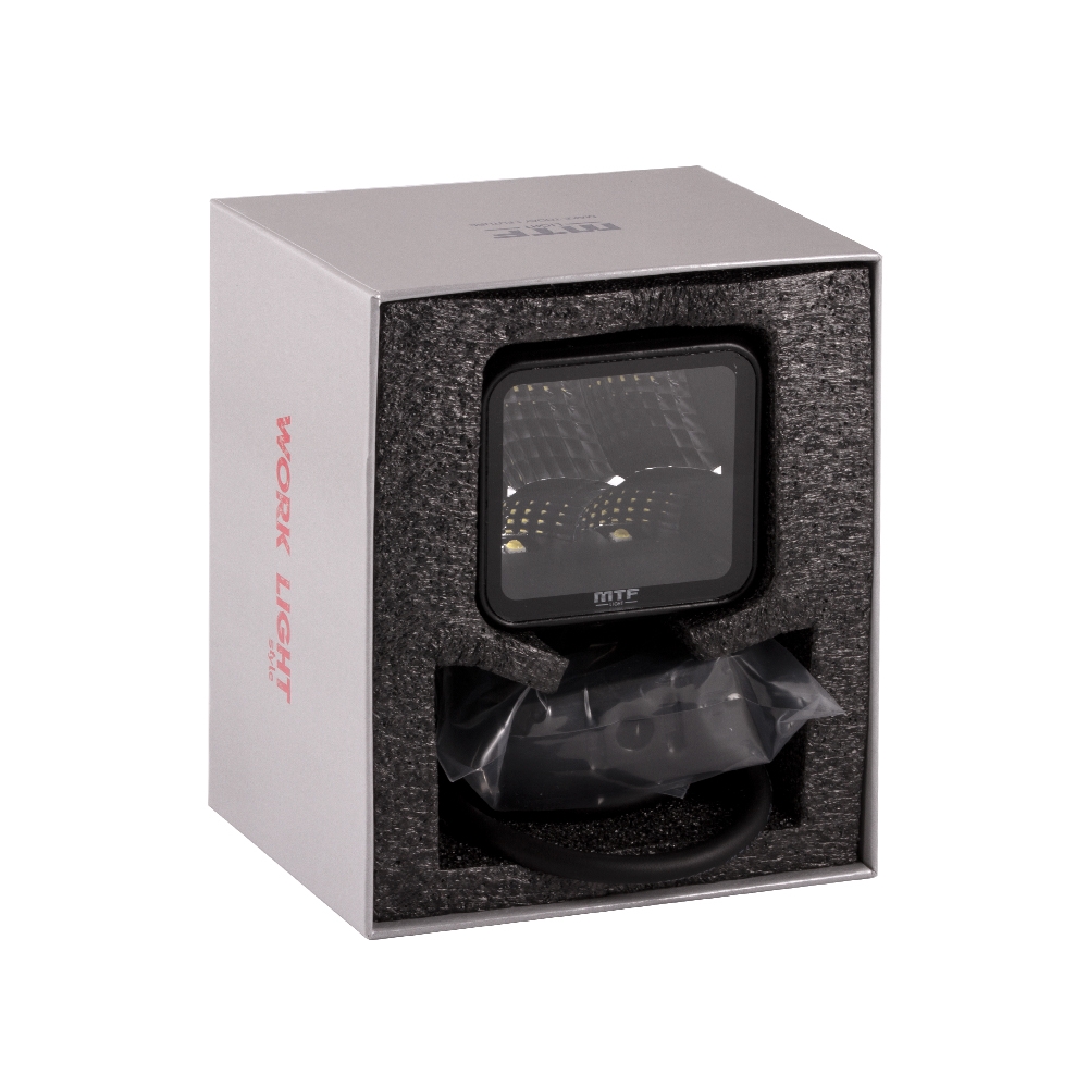 Светодиодный прожектор MTF Light STYLE — 20W, 12–36V, 1400 lm, квадратный, ECE R10