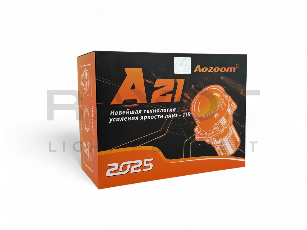 Светодиодные би-модули AOZOOM A21, 3.0", 12V, 5500K, 65/73w (комплект)