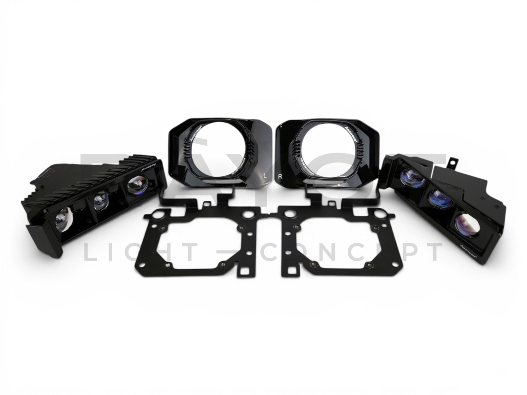Установочный комплект Aozoom для Lixiang L8/L9 (рамки, обманки, модули в секцию дальнегоо света)