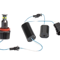 Светодиодный маркер BMW Angel Eyes Optima Premium H8, 40W, 1800Lm, 5100K, 12V (CREE XT‑E*4LED, компл. 2 шт)