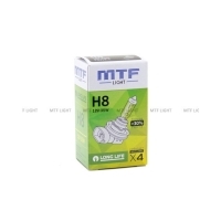 Галогенная лампа MTF Light автомобильная  LONG LIFE x4 H8