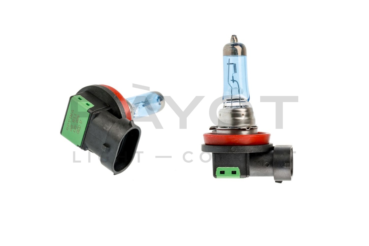 Галогенные лампы Optima Astero H11 +80% White 5000K, 12V, 55W