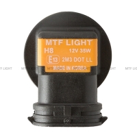 Галогенные лампы MTF Light TITANIUM — 12В, 55Вт, белый свет, комплект H8