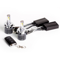 Светодиодные лампы MTF Light DIGITAL LIGHTING, H4/H19, 3000–7000K, 4500 лм, 55 Вт, управление со смартфона и пульта, комплект 2 шт. Светодиодные лампы MTF Light DIGITAL LIGHTING, H4/H19, 3000–7000K, 4500 лм, 55 Вт, управление со смартфона и пульта, комплект 2 шт.