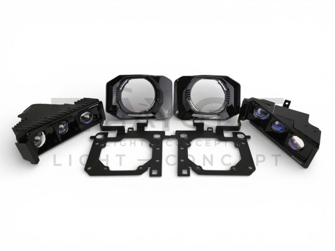 Установочный комплект Aozoom для Lixiang L8/L9 (рамки, обманки, модули в секцию дальнегоо света)