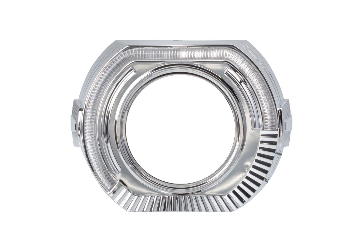 Бленда (маска) Optima GD145 CREE 3.0" для линзы с АГ CREE круглая (хром)