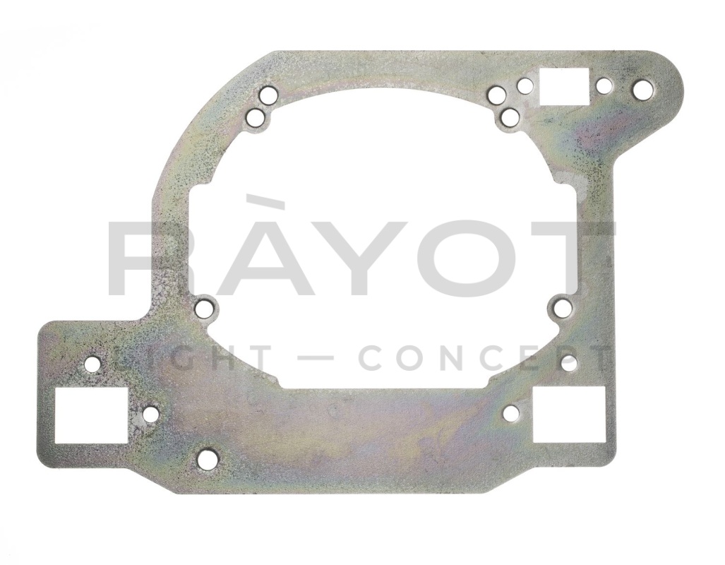170. Комплект переходных рамок на TOYOTA Land Cruiser Prado IV с диодной оптикой (LED)