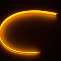 Гибкие ДХО NEON RUNNING 60см&times;2, 200Lm, 5100K/2800K, (Белый+Жёлтый, компл. 2 шт, с поворотником)