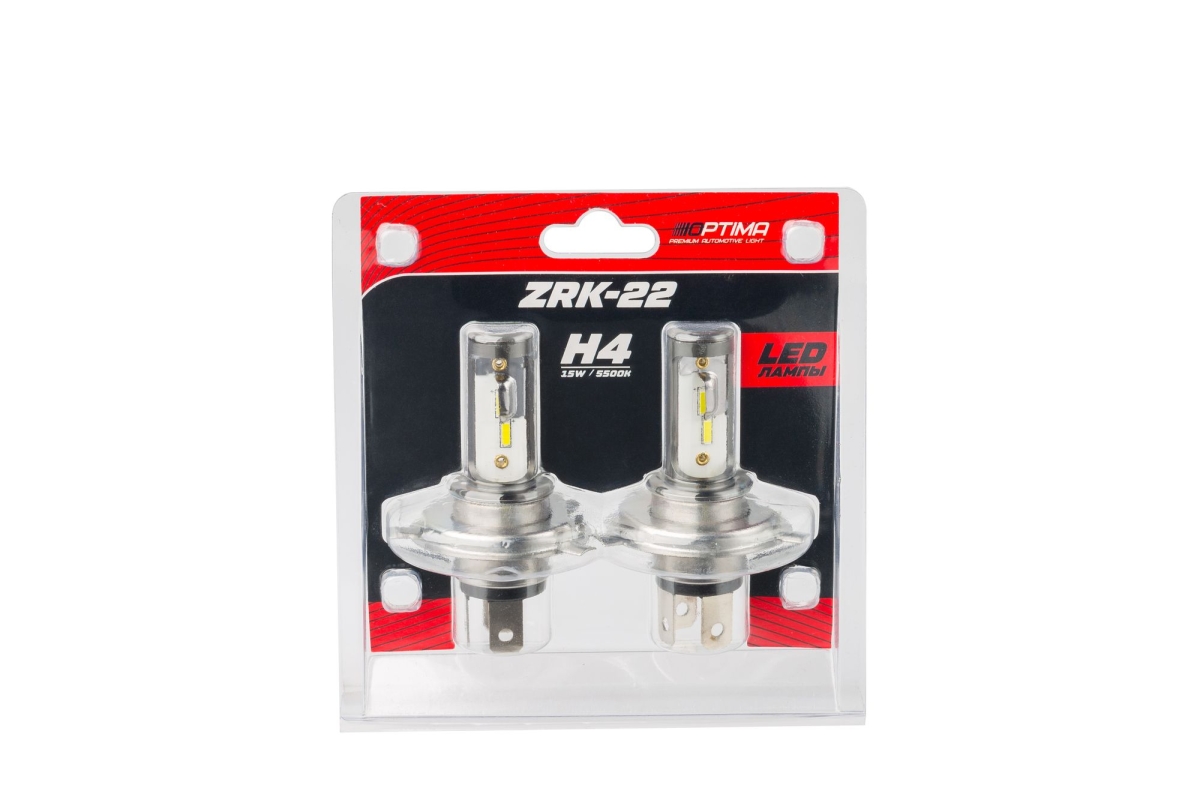 Светодиодная лампа Optima LED ZRK H4 5500K