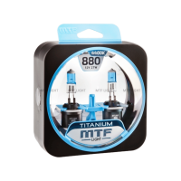 Галогенные лампы MTF Light TITANIUM — 12В, 55Вт, белый свет, комплект 880