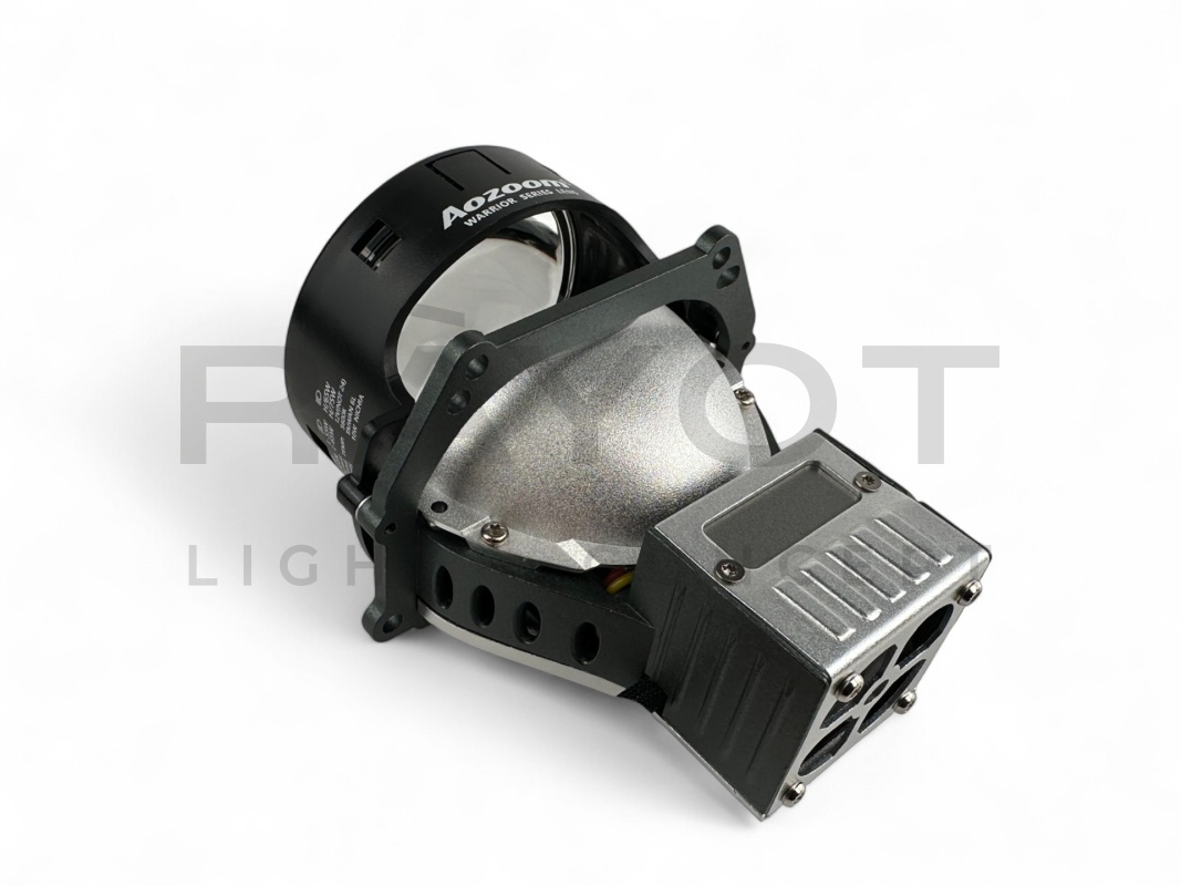 Светодиодные би-модули AOZOOM BLACK WARRIOR, 3.0", 12V, 5500K, 55/65W (комплект)