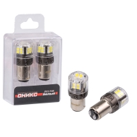 Светодиодная лампа Optima Premium P21/5W (BAY15D) 5100K, 650Lm (Белый свет)