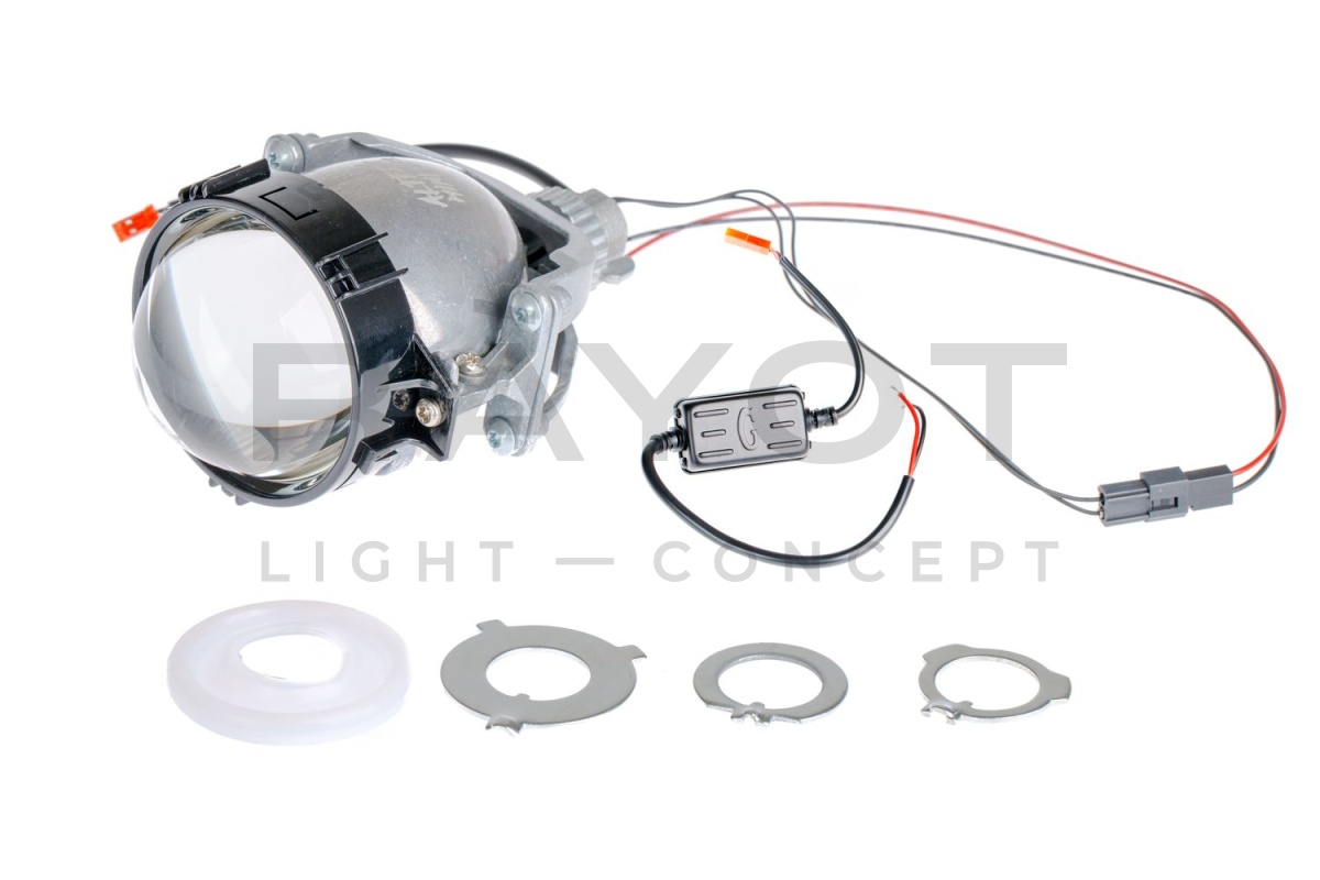 Светодиодная линза ALTEZA mini GTR 2,8", под бленду 3.0" (1шт)
