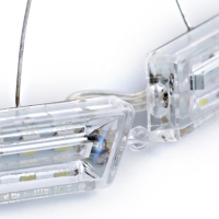 Гибкие ДХО Optima Premium S8 Crystal, 8.6W, 250Lm, 5100K/2800K, 12V