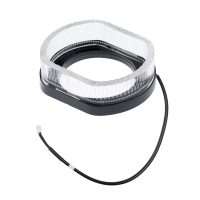 Ангельские глазки на линзу 3,0" белые, форма овал