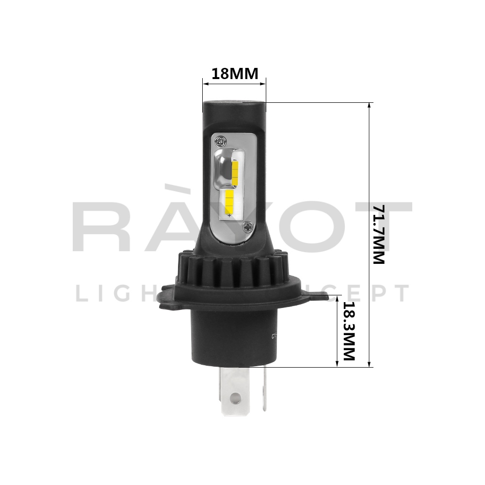 Светодиодные лампы Optima LED QVANT H4,12-24V, 2 лампы