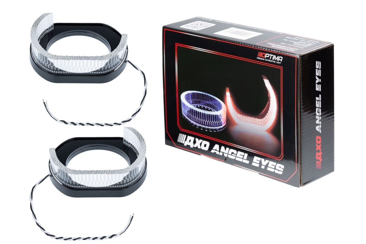 Ангельские глазки на линзу 3,0" белые, форма L