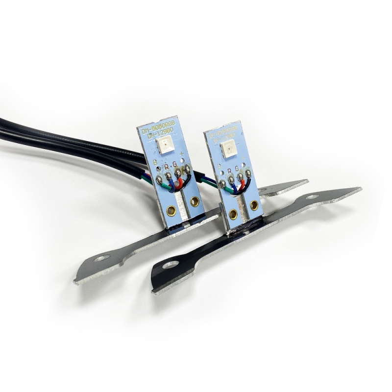 Подсветка светодиодная MTF LIGHT LED многоцветная RGB в линзы, APP iOS/Android управление со смарфона, 2шт, к-кт.