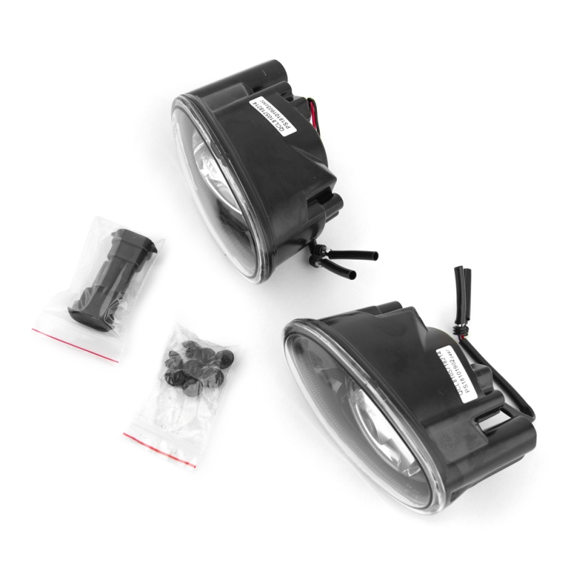 Фары противотуманные светодиодные MTF Light HONDA — Тип 2 Овал, линза, 12 В, 5000 К, 10 Вт, ECE R19 / E4, комплект