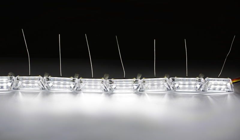 Гибкие ДХО Optima Premium S8 Crystal Running Audi Style, 8.6W, 250Lm, 5100K/2800K, 12V