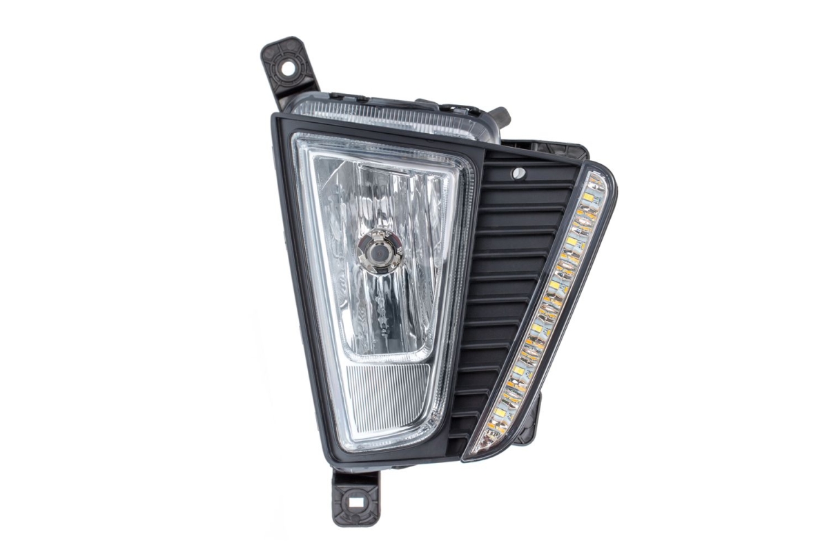 Светодиодная ПТФ Optima Fog Light 725 Hyundai Creta, с LED‑ДХО, 9W, 5500K, 12&ndash;24V (комплект 2 шт)