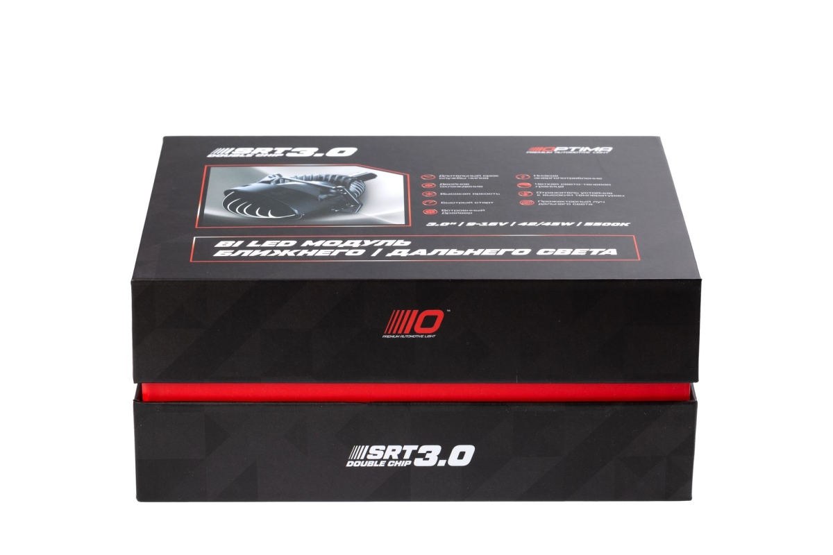 Светодиодная линза Optima Premium Bi-LED Lens SRT Double Chip 3.0"