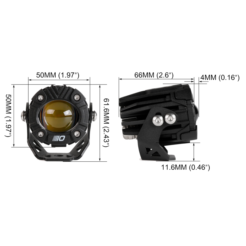 Фара светодиодная Optima МОТО FLASH 3.0"