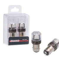 Светодиодная лампа Optima Premium P21/5W (BAY15D) 1800K, 200Lm (Красный свет)